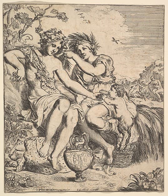 Artwork of The Alliance of Bacchus and Ceres