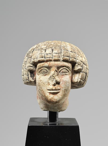 Artwork of Head of a Man with a Round Wig