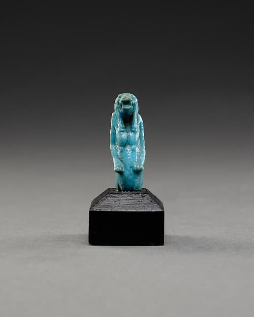 Artwork of Partial Statuette of a Hippo Goddess