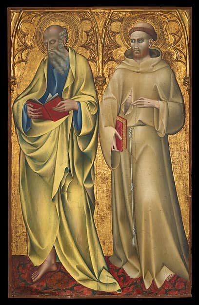 Artwork of Saints Matthew and Francis