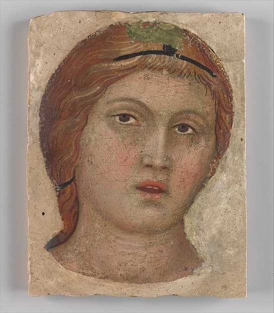 Artwork of Head of an Angel in Full Face