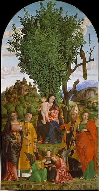 Artwork of Madonna and Child with Saints